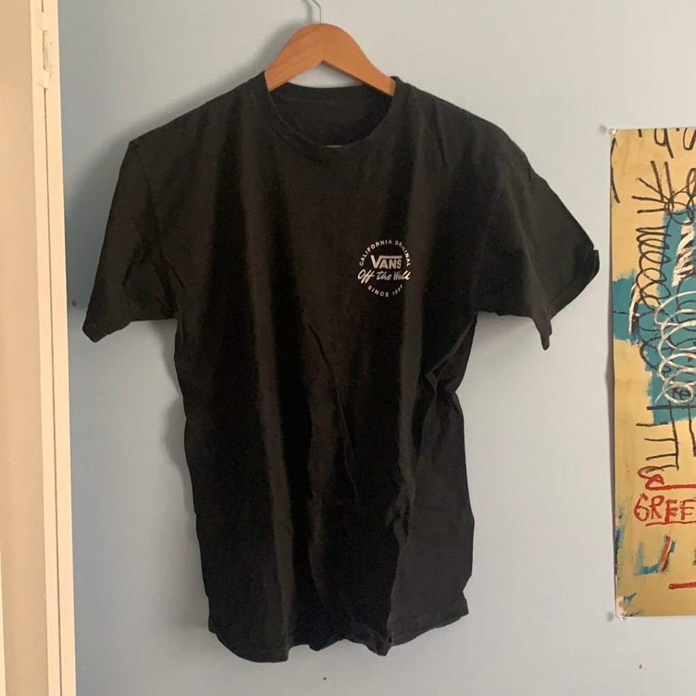 Black Vans Tee